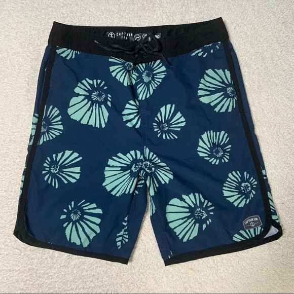 Captain Fin Board Shorts Swim Trunks 